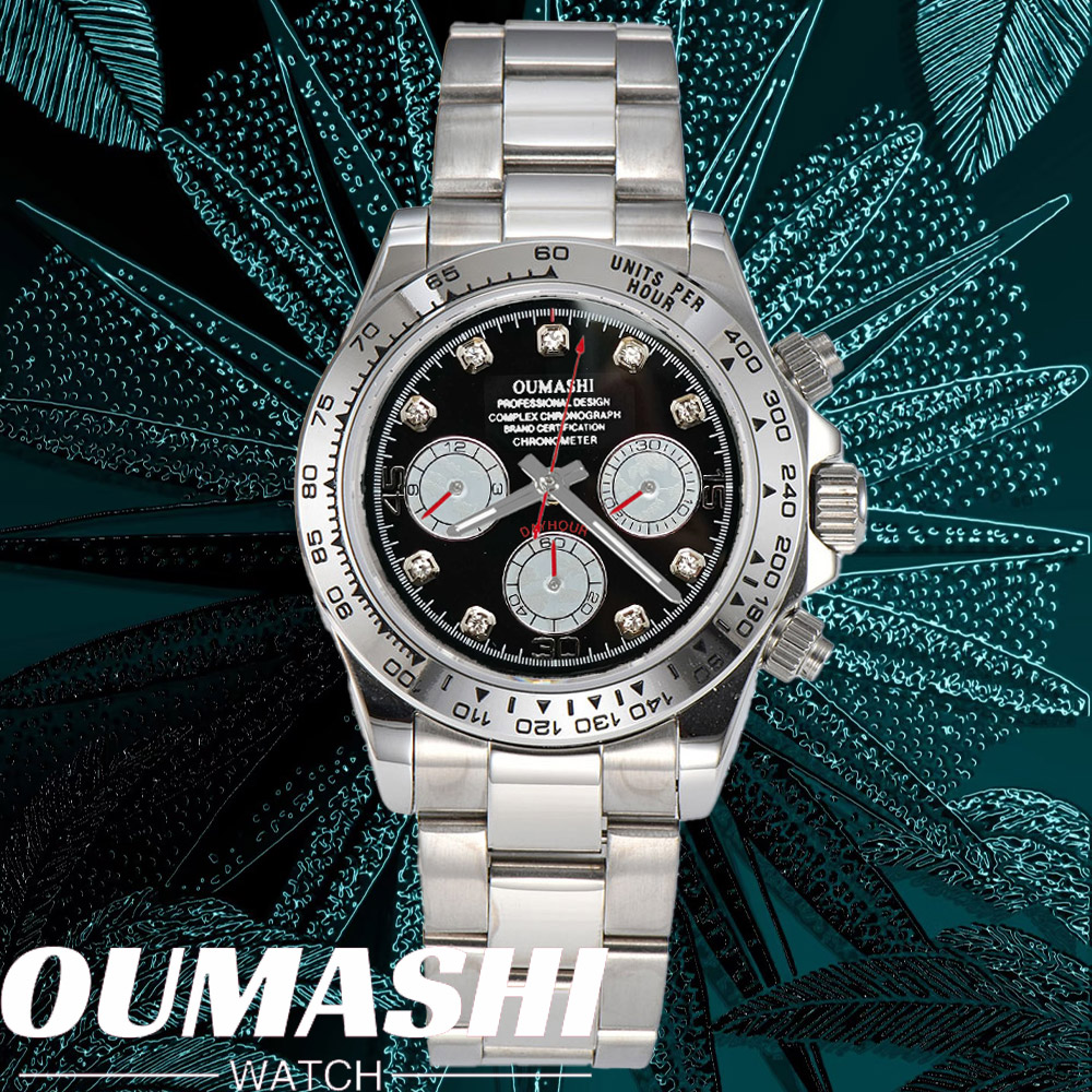 Luxury Zone - Luxury VK63 WATCH 39.3mm quartz Chronograph