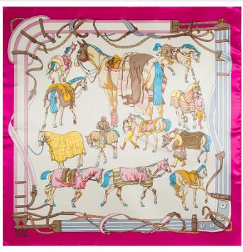 Luxury Zone - 90cm War Horse Belt Square Scarf