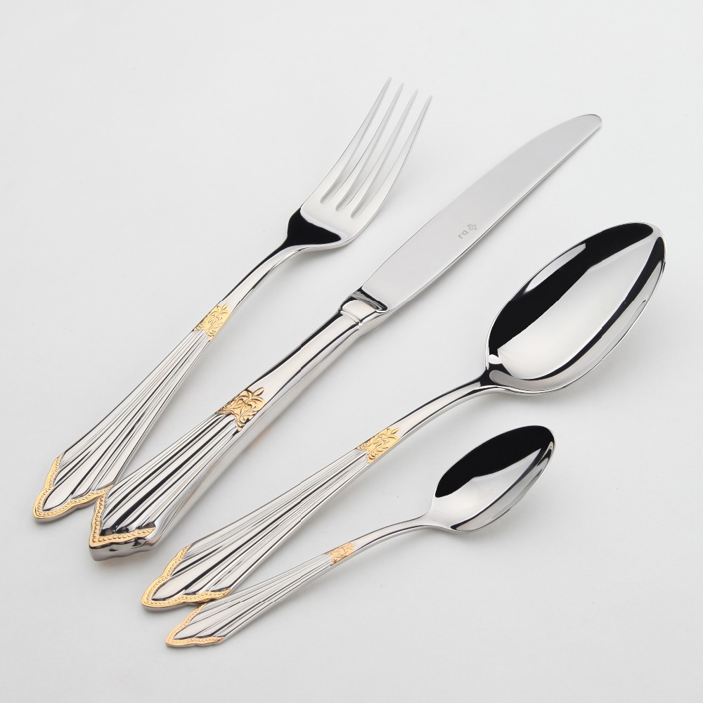 Gold Plated Cutlery Set 24pcs  - Gold Plated Cutlery review and price