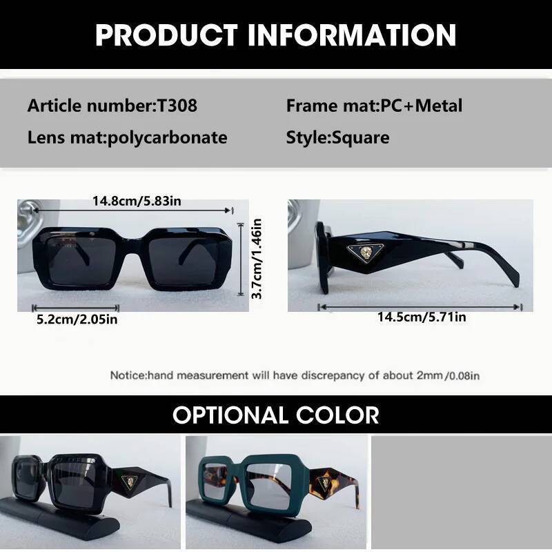 Luxury Brand Square Sunglasses - Luxury Zone review and price